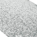ShiDianYi 12x72-Inch Silver Sequin Table Runner Sparkly Metallic Silver Sequin by ShiDianYi