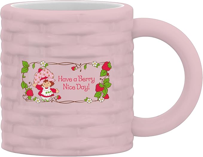 Silver Buffalo Strawberry Shortcake Berry Nice Day Vine, Ceramic Mug, 20oz | by SilverBuffalo
