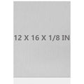 6061 T651 Aluminum Sheet Metal 12 x 16 x 1/8 (0.125”) Inch Flat Plain Aluminum Plate Covered with Protective Film, Heat Treatable Rectangle 3MM Aluminum Metal Plate for Industrial, Crafting