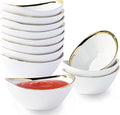 UIBFCWN 12 Pack Ceramic Dipping Bowls, 1.7oz White Soy Sauce Dish Small Dip Bowl Set, Porcelain Side Dish for Charcuterie Board, Ketchup, Sushi, Condiment, BBQ, Party