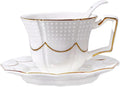 Tea Cup and Saucer Set for 1, 6.8 Oz | Coffee Cup by Unknown