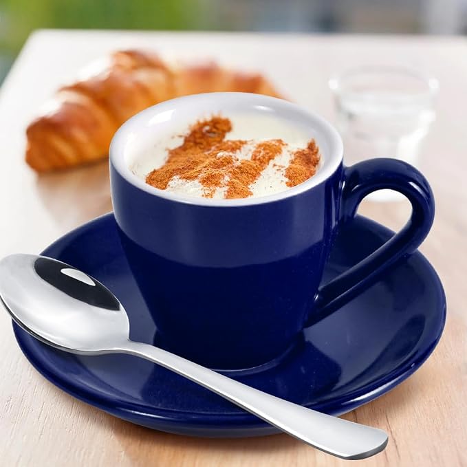 homEdge Porcelain Espresso Shot Cup Set - 80 ml / 2.67 oz - Image 7