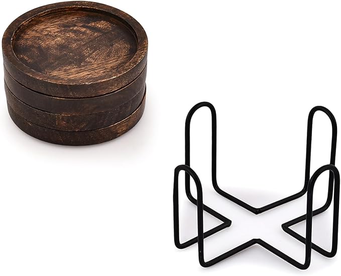 Mango Wood Coasters for Drinks - Image 4