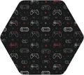 Retro Video Game for Leather Coasters Set of 4, Tabletop Protection Drink by Unknown