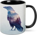 FyLybois Crow Coffee Mug 11 Ounce Mugs Ceramic Tea Cup Drinking Water Cups | by FyLybois