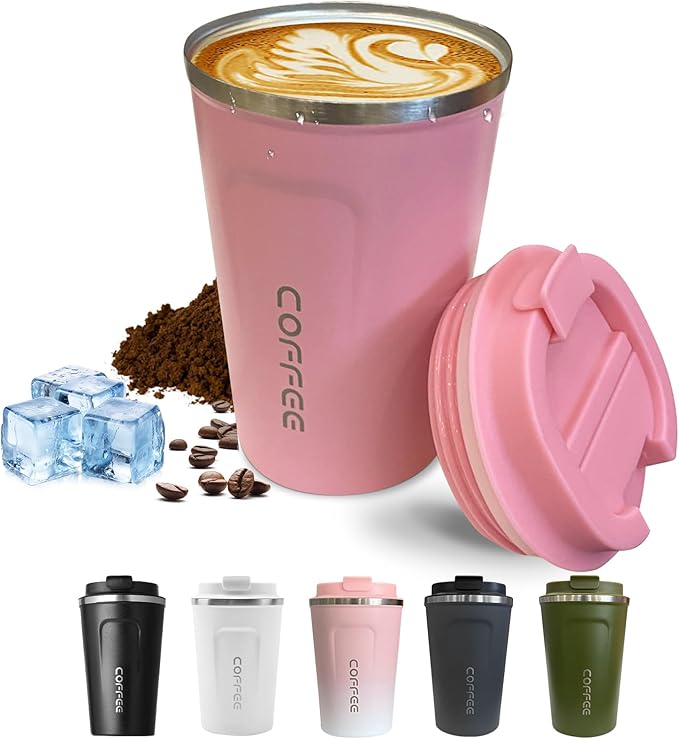 SPLMIFA Travel coffee mugs leak-proof, reusable coffee cups by SPLMIFA