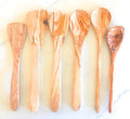 6 Pc 12"/14" Long Handle Olive Wood Utensil Set- by Orchard Hardwoods- Elegant by OrchardHardwoods