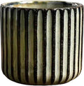 Vintage Ceramic Mug, Japanese Tea Cup 6oz Striped Cup No Handle Drinking Cup by Unknown