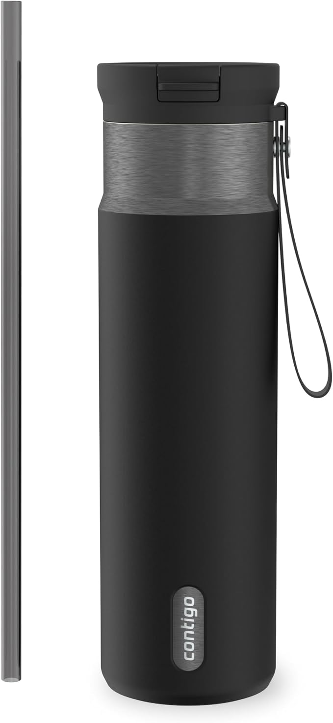 Contigo SnapSeal 24 oz Stainless Steel Vacuum-Insulated Water Bottle by Unknown
