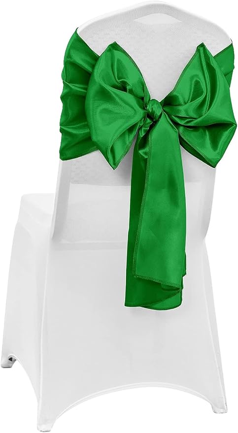 10-Pack Emerald Green Satin Table Runner 12 x 108 Inch Long Bright and Smooth - Image 6