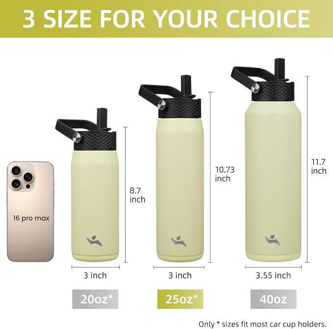 Konokyo 25 oz Insulated Stainless Steel Water Bottle - Image 5