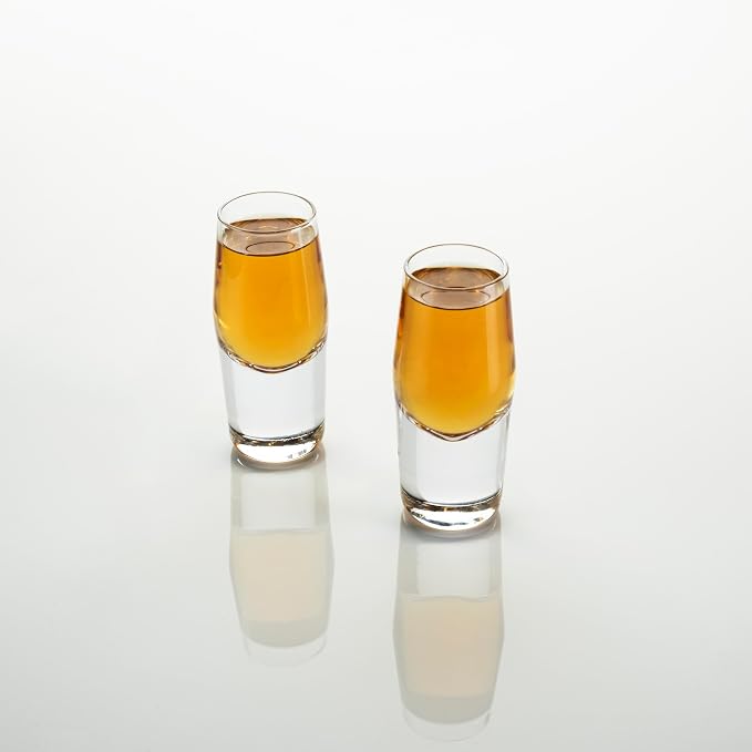 Viski Heavyweight Crystal Shot Glasses Set of 2 - Image 8