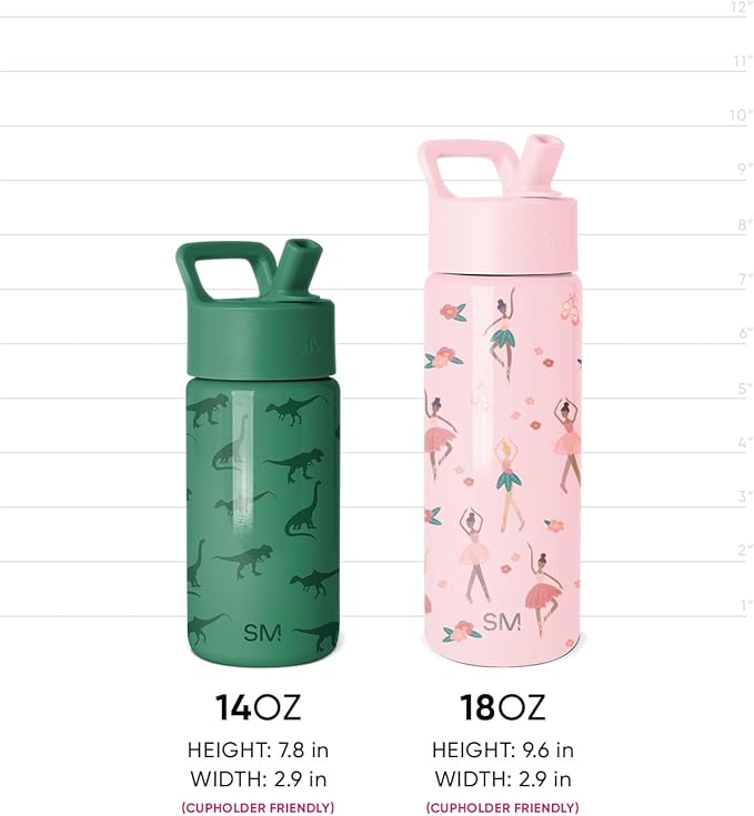 Simple Modern Kids Water Bottle & Toddler Cup | 14oz | Sports | Insulated - Image 7