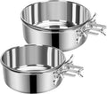 2 Pcs Medium Dog Food Water Bowl by YummySam
