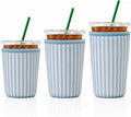 Cobetech Iced Coffee Sleeve Reusable, 3 Pack Neoprene Coffee Cup Sleeves by Unknown