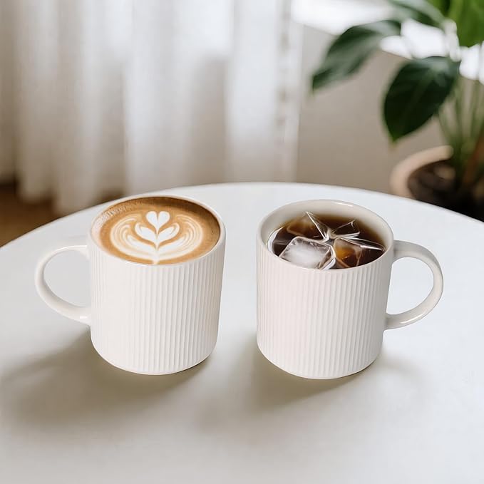 MONITO Coffee Mugs Set of 6, 16 oz Mugs Set, Ceramic Coffee Cups - Image 2