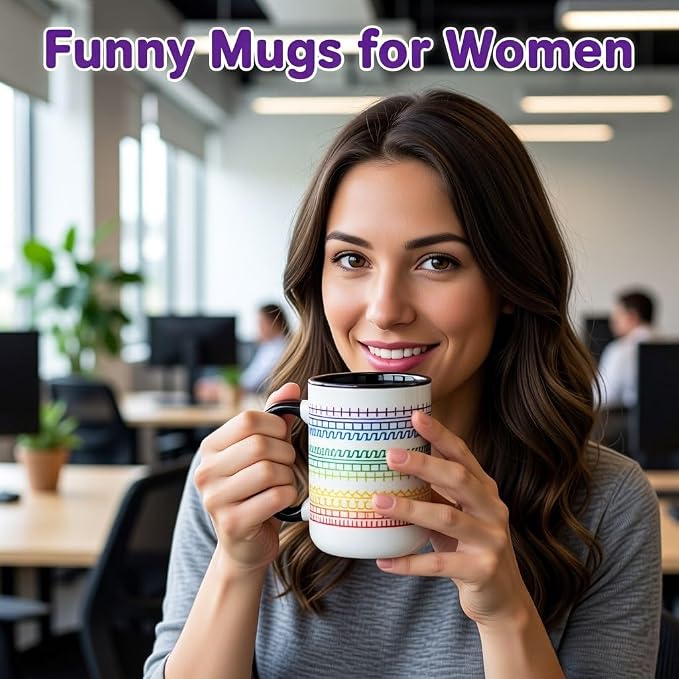 Funny Coffee Mugs for Women Men, 15oz Hidden Message Ceramic Cup | Secret - Image 7