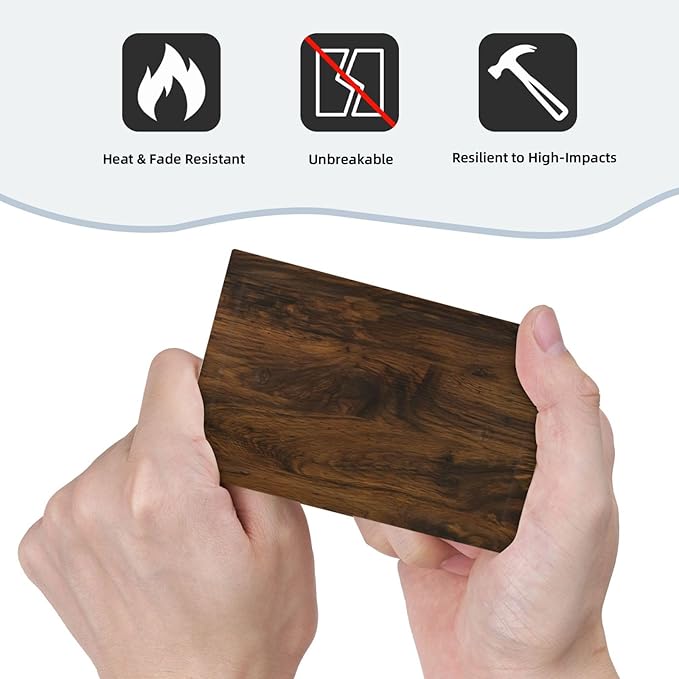 Light Switch Cover Brown Rustic Wood Grain Vintage Wooden Texture Wall Plate Cover 1 Gang Blank No Device Decorative Outlet Covers Electrical Switchplate for Cabin Bedroom Decor