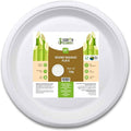 100% Compostable 10 Inch Paper Plates – Heavy Duty Bulk Disposable Plates [750-Pack] – USDA Certified, BPA-Free, Eco-Friendly, Biodegradable Sugarcane Bagasse – Natural White for Catering, Parties