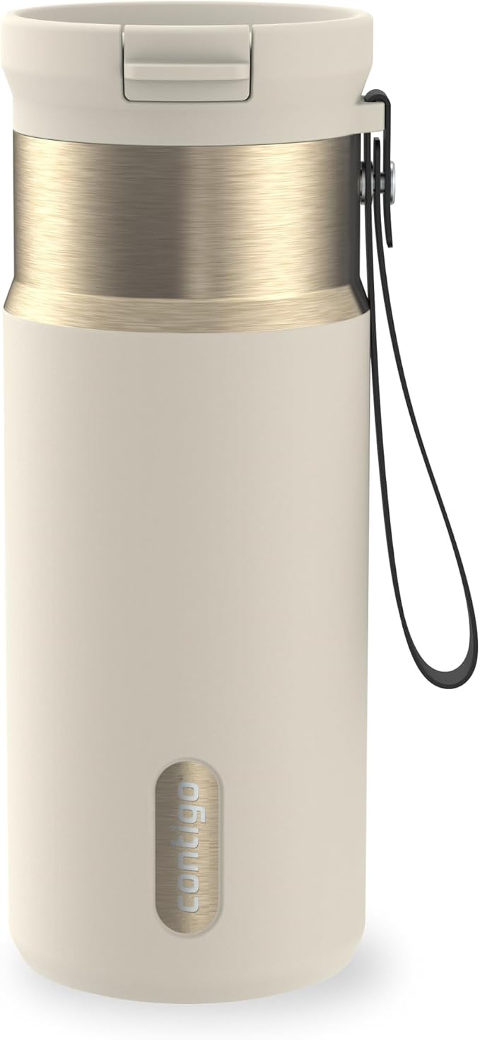 Contigo SnapSeal 16 oz Stainless Steel Vacuum-Insulated Water Bottle by Unknown
