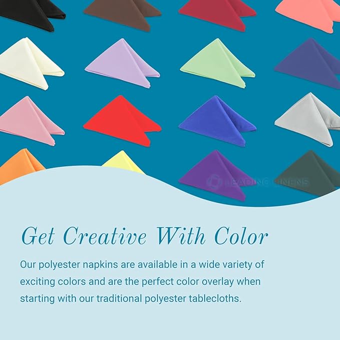Polyester Cloth Napkins - Washable Soft Table Linens - Durable & Elegant for Dining, Restaurants, Weddings, Events, Rentals, Banquets, & Parties - Premium Quality Set of 250, Coral, 20"x20"