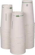 ECO PRODUCTS GreenStripe Disposable Paper Hot Cups, 16 oz, Paper To-Go Cups by Eco-Products