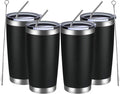 MEWAY 20oz Tumbler 4 Pack Double Wall Vacuum Insulated Travel Mug Bulk by MEWAY