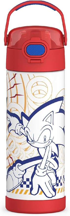 THERMOS FUNTAINER 16 Ounce Stainless Steel Vacuum Insulated Bottle by Thermos