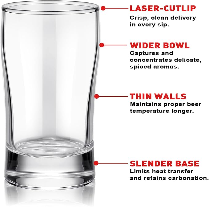 Bokon 6 Pcs Beer Flight Glasses, Small Clear Tasting Cup - Image 4