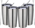 MEWAY 20oz Tumbler 4 Pack Double Wall Vacuum Insulated Travel Mug Bulk by MEWAY