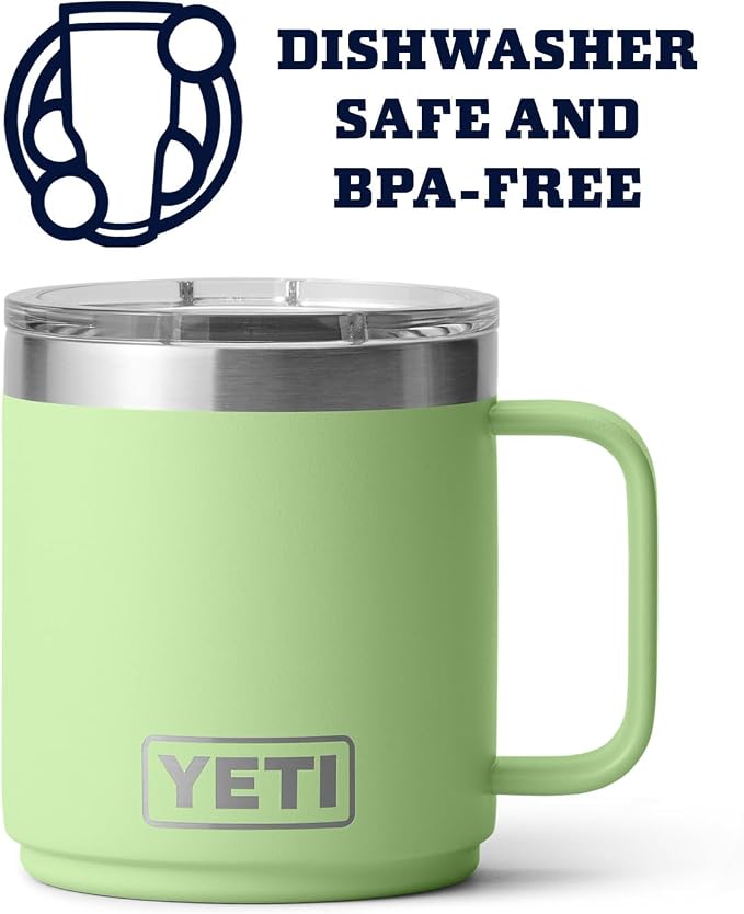 YETI Rambler 10 oz Stackable Mug, Vacuum Insulated, Stainless Steel - Image 3