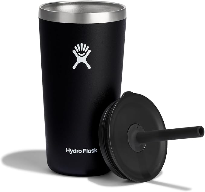 20 OZ All Around Tumbler Straw LID Black - Image 3