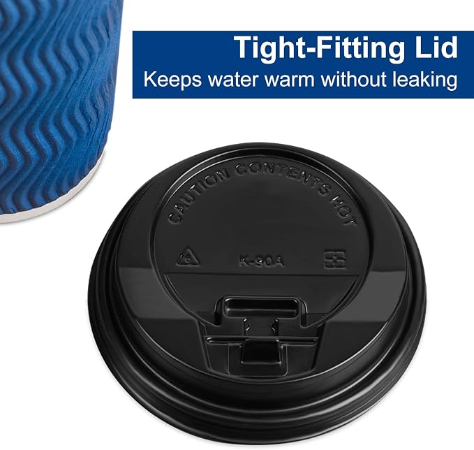 PARACITY Insulated Paper Disposable Coffee Cups, 50 Pack - Image 3