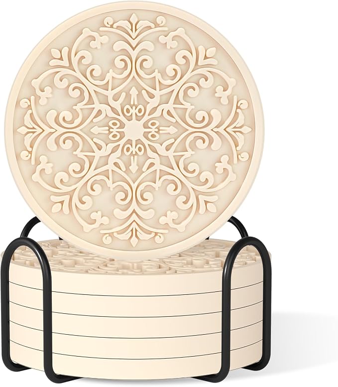 Drink Coasters, Coasters Set of 6 by Aiawoxc