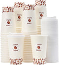 Tamone 100 PACK 16OZ Disposable Coffee Cups by InjectingCreativityandBeautyintoModernLife