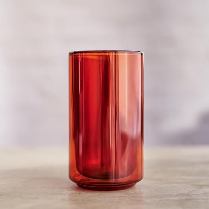 Terra Kaffe Forte 12 oz Double-Walled Coffee Glass – Borosilicate Thermal - Image 3