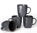 famiware Coffee Mugs Set of 4, Ocean Square 13oz Coffee Cup Set by Famiware