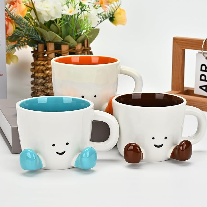 Coffee Mugs, Cute funny Mug For Women, 12.8oz/380ml Unique Ceramic Coffee Tea - Image 7