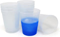 Rolling Sands 16 oz. Reusable Plastic Stadium Cups, 8 Pack, Made in USA by RollingSands