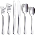 Matte Gold Silverware Set with Steak Knives, 36-Piece Stainless Steel Flatware by Joincook