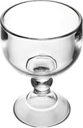 Restaurantware-Vetri 18 Ounce Schooner Beer Glasses, 6 Stemmed Shrimp Cocktail Glasses - No Lead, Dishwashable, Clear Glass Goblets, Suitable For Coronitas, Margaritas, Tequila, Or Whiskey Sour