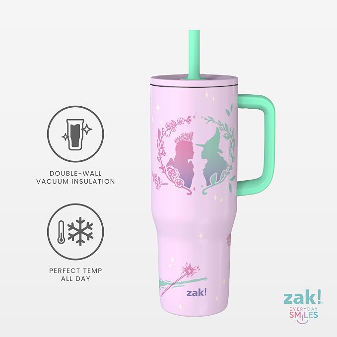 Zak Designs Wicked 30oz Spill-Proof Insulated Stainless Steel Tumbler | BPA Free - Image 4