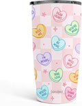 SANDJEST Heart Message Tumbler 20oz, Stainless Steel Travel Cup by SANDJEST