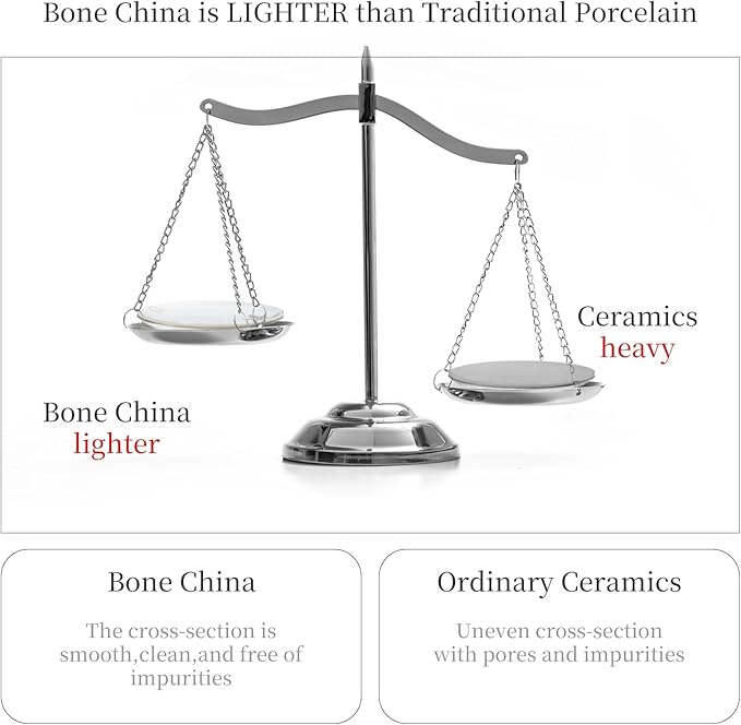 Artistic Bone China Dinnerware Set with Gold Trim, Crafted with Traditional Chinese Artistry, Glazed Inner Patterns, Service for 4 – Maple Leaf Collection