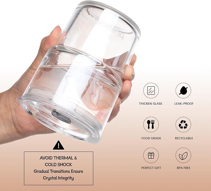 BLUEPOLAR 13oz/400ml Glass Water Tumbler - Image 3