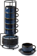 JIEMEI HOME Porcelain Stackable Espresso Cups by JHJIEMEIHOME