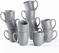 AmorArc 12 OZ Coffee Mugs, Matte Gray Coffee Cups by AmorArc