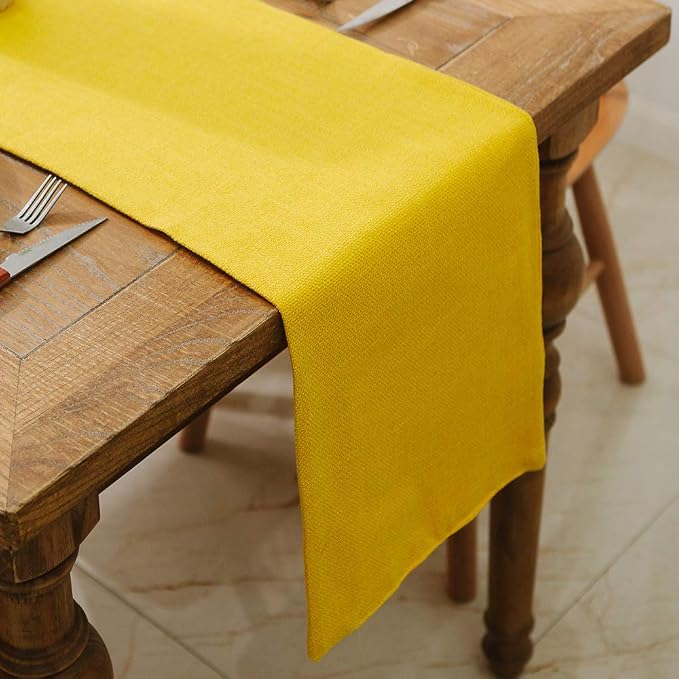 2 Piece Fabric in 1 Dining Table Runner 12 x 72 inches Christmas Living Room - Image 2