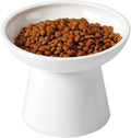 LoeJan Elevated Food and Water Bowls Set, Extra Wide and Raised Ceramic Feeder by LoeJan
