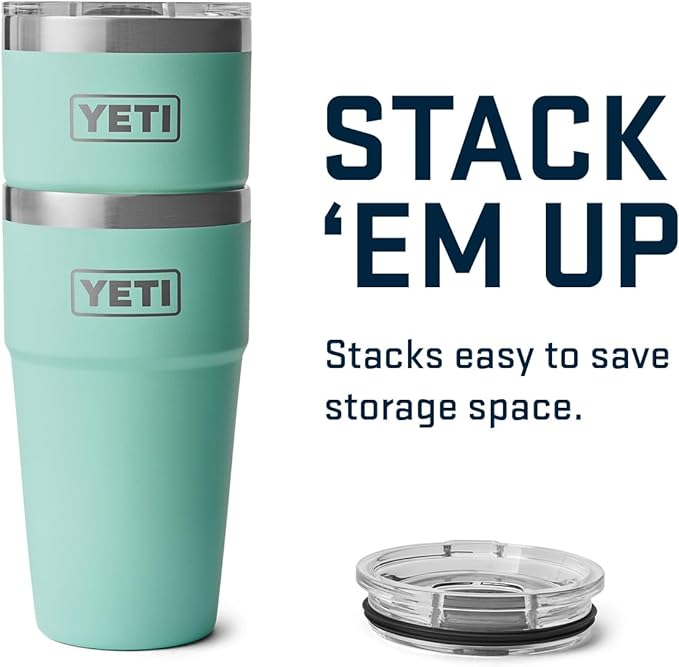 YETI Rambler 20 oz Stackable Tumbler, Stainless Steel, Vacuum Insulated - Image 6